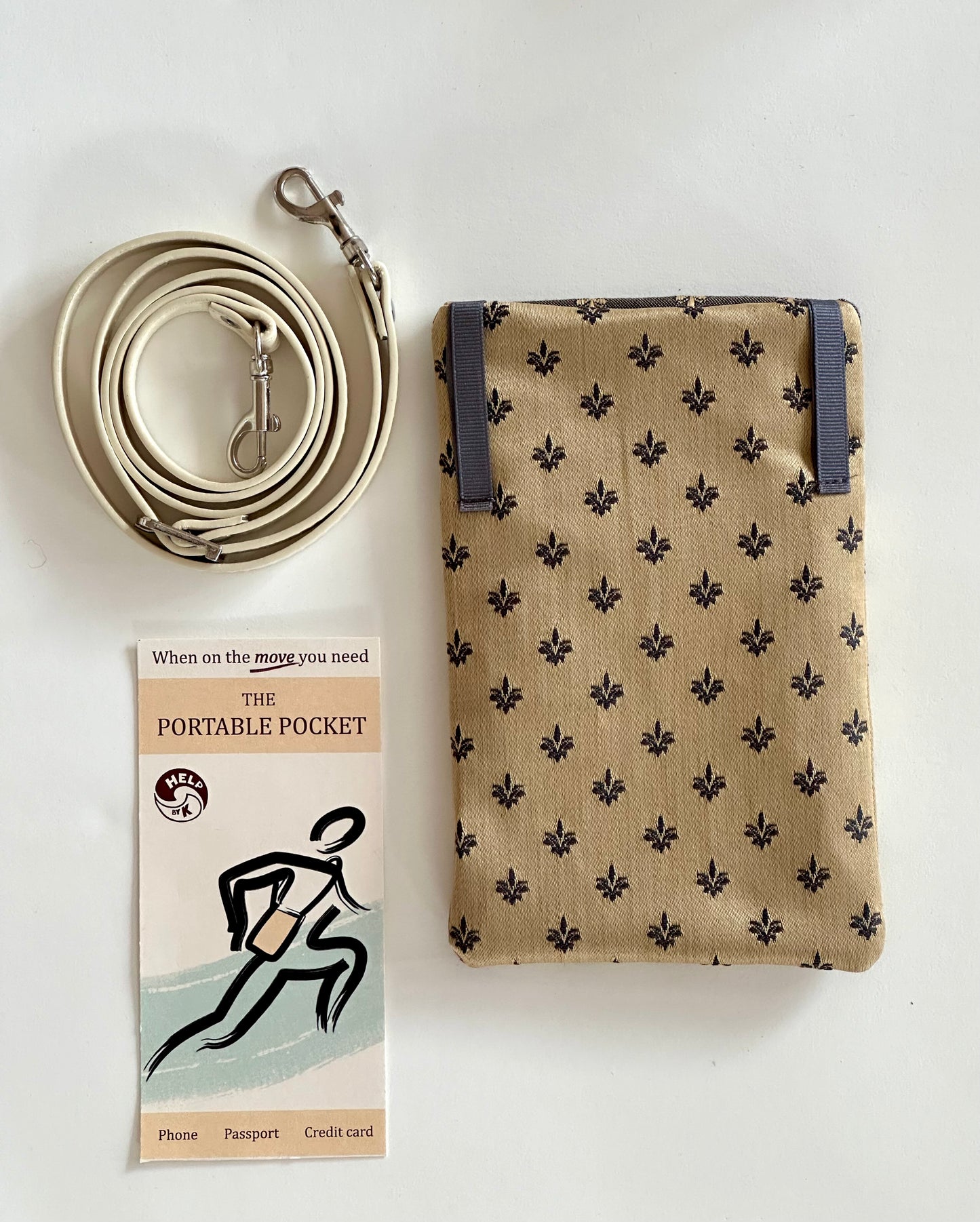 The Portable Pocket - Gold fleur de lys