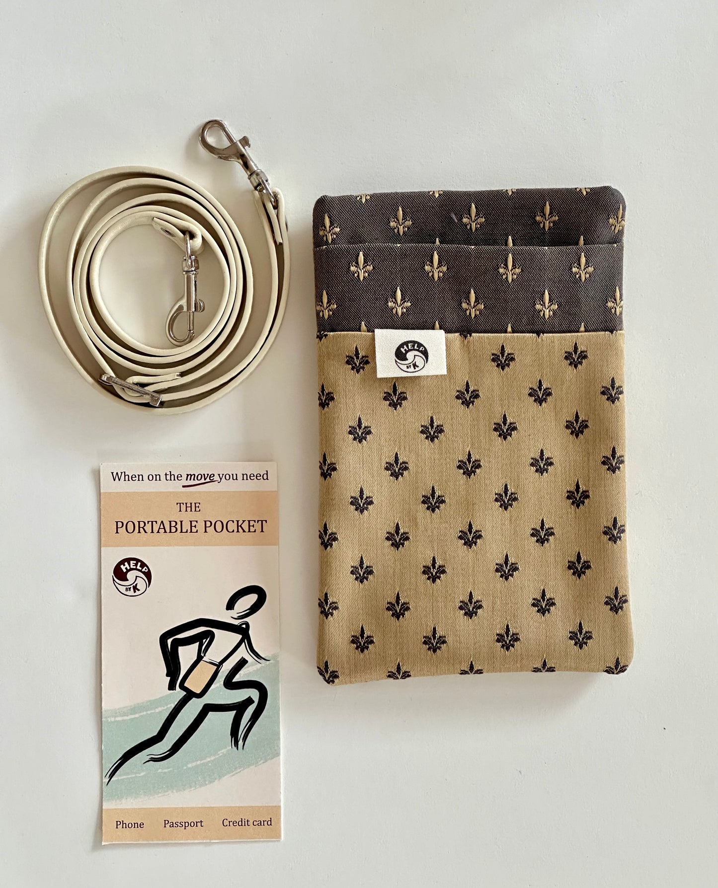 The Portable Pocket - Gold fleur de lys