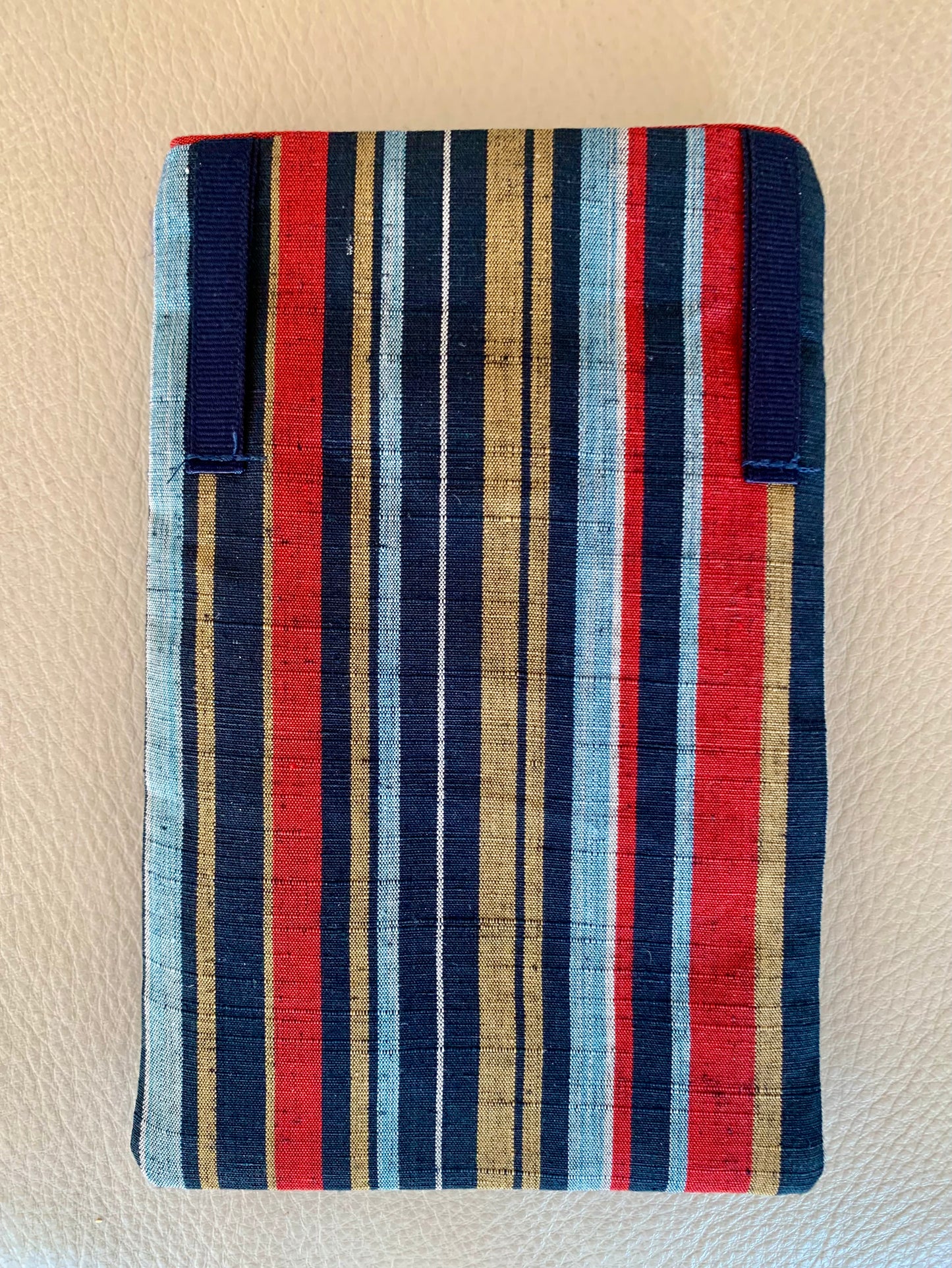 The Portable Pocket - Japanese striped fabric